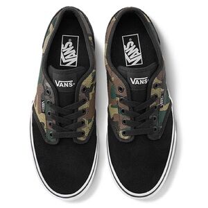 Vans Men's Black & Camo Low-Top Sneakers